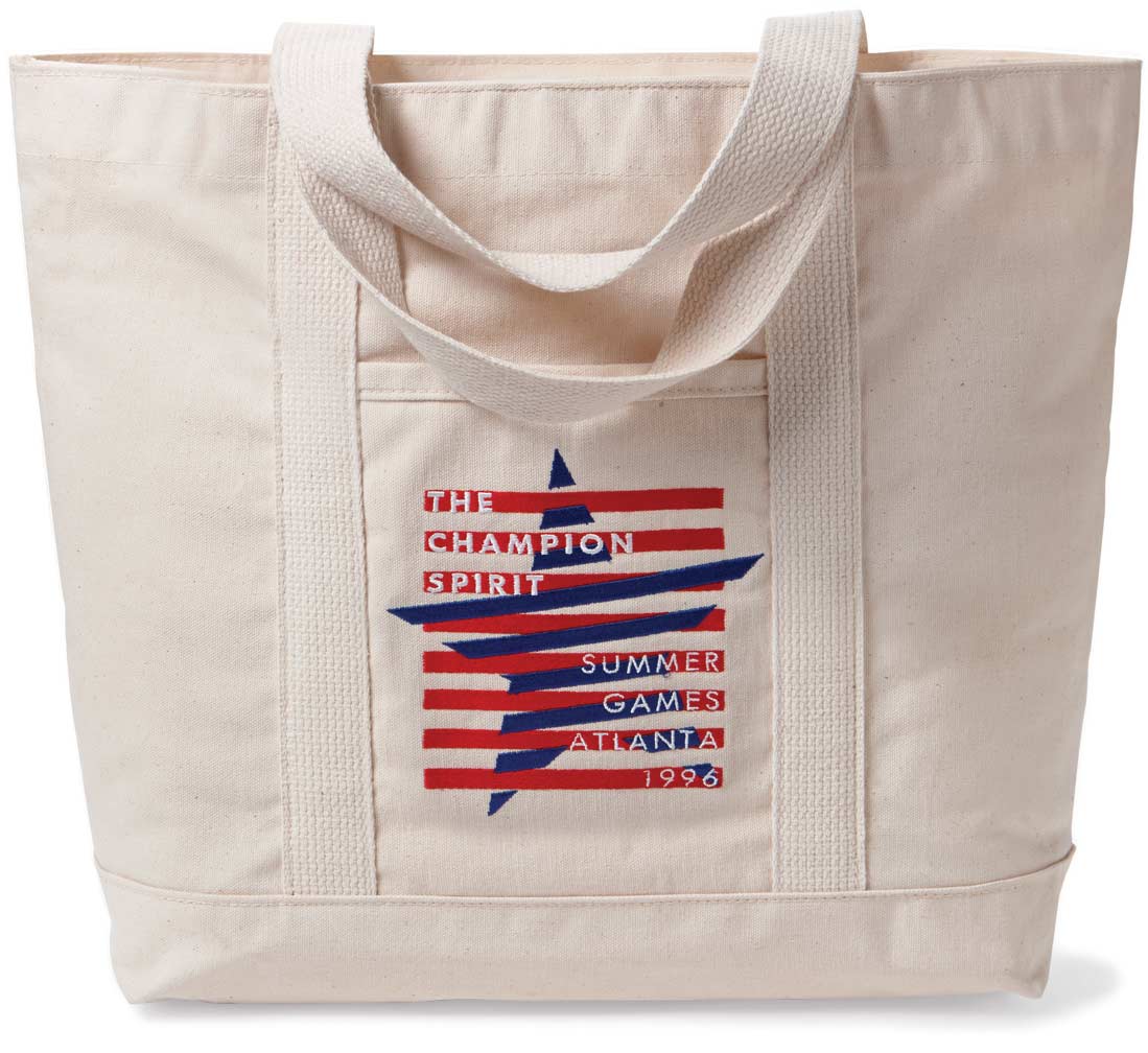 champion-spirit-of-summer-games-atlanta_bag.jpg Art Direction by: Bart Crosby, Crosby Associates